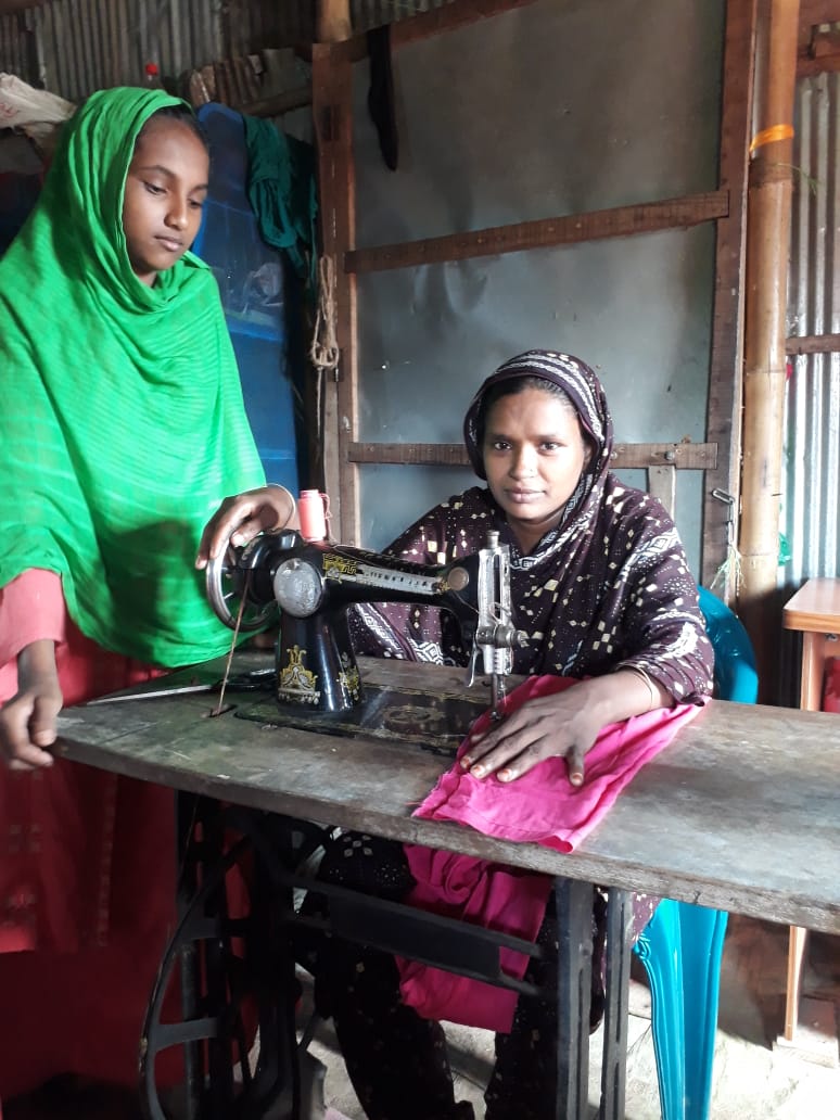 Sustainable Development Slum Adolescent Girls through education And Vocational Training  Support by : Seven Hills Foundation (HSGO)